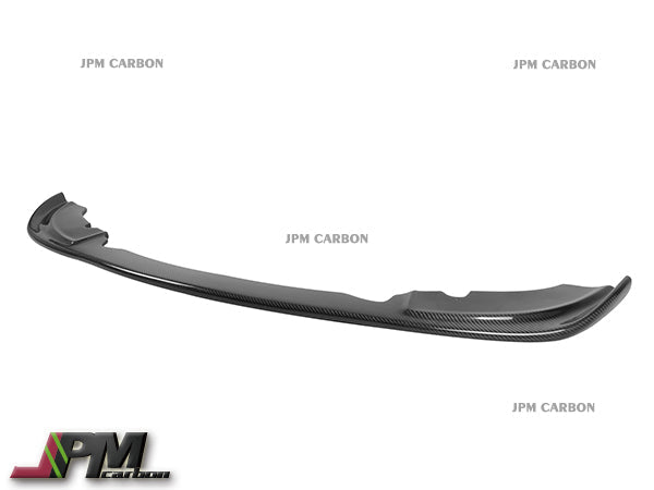 [JPMCarbon] HM Style Carbon Fiber Front Bumper Add-on Lip Fits For 1998-2006 BMW E46 with M-Tech Package Only