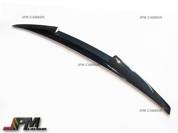 [JPMCarbon] M4 Style Carbon Fiber Trunk Spoiler Fits For 1998-2006 BMW E46 3-Series Coupe Only