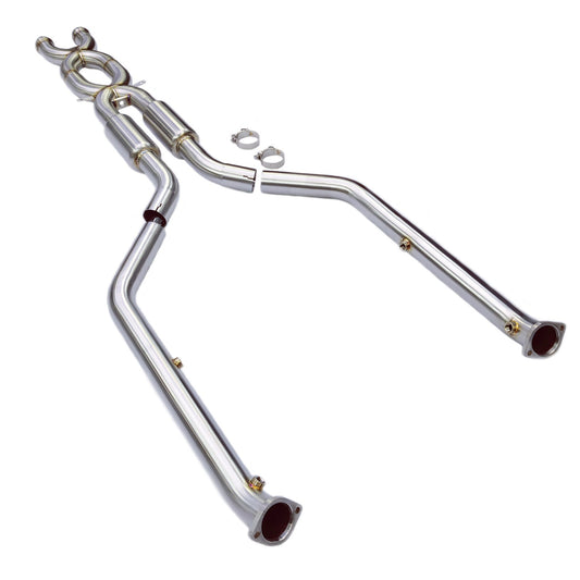 IRL E9x Double X Pipe