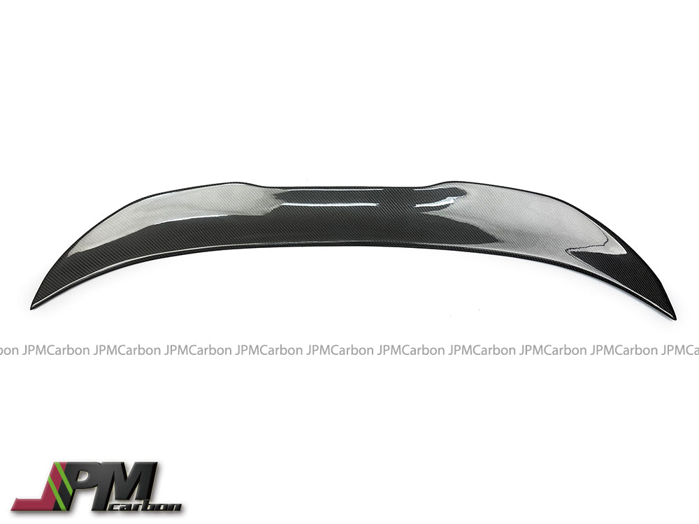 PSM Style Carbon Fiber Trunk Spoiler Fits For 2011-2016 BMW F10 5-Series Sedan Only