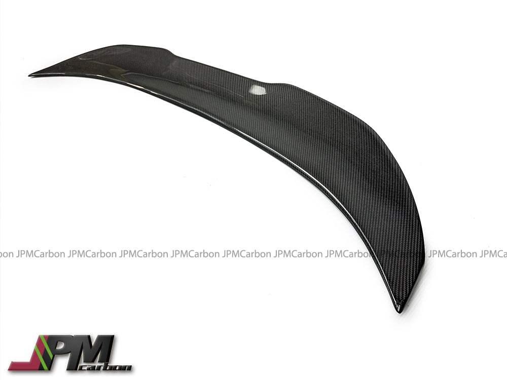 PSM Style Carbon Fiber Trunk Spoiler Fits For 2011-2016 BMW F10 5-Series Sedan Only