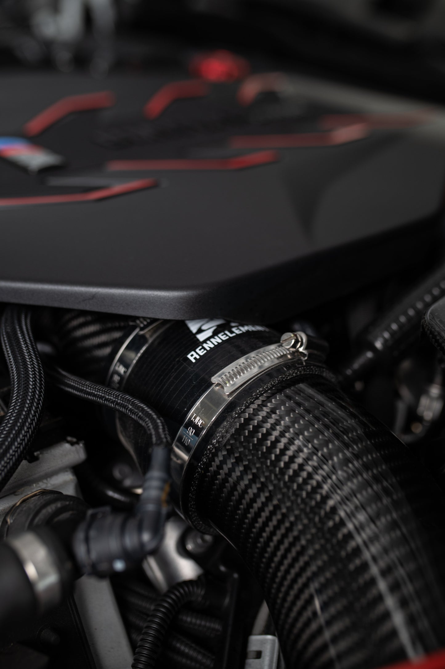 RENNELEMENT G90/G99 M5 BMW Dry Carbon Fiber Front Mount Intake