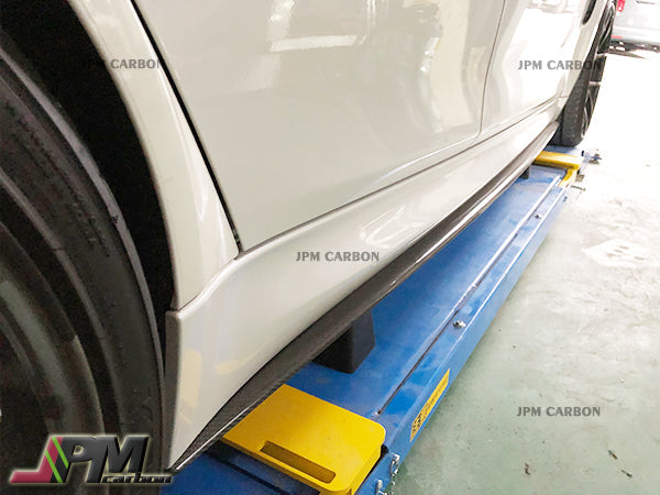 [JPMCarbon] 3D Style Carbon Fiber Side Skirt Add-on Lips Fits For 2015-2020 BMW F80 M3 Only