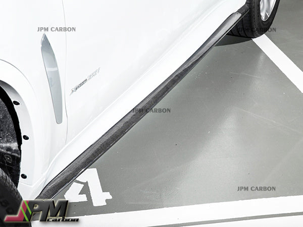 [JPMCarbon] 3D Style Carbon Fiber Side Skirt Add-on Lips Fits For 2015-2019 BMW F15 X5 & F16 X6 M-Sports