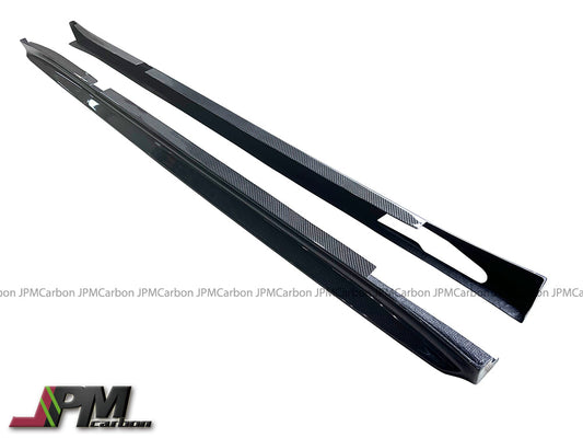 [JPMCarbon] 3D Style Carbon Fiber Side Skirt Add-on Lips Fits For 2019-2025 BMW F97 X3M / F98 X4M