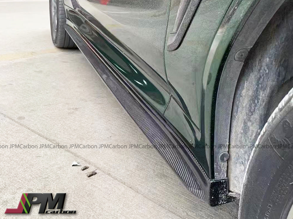 [JPMCarbon] 3D Style Carbon Fiber Side Skirt Add-on Lips Fits For 2019-2025 BMW F97 X3M / F98 X4M