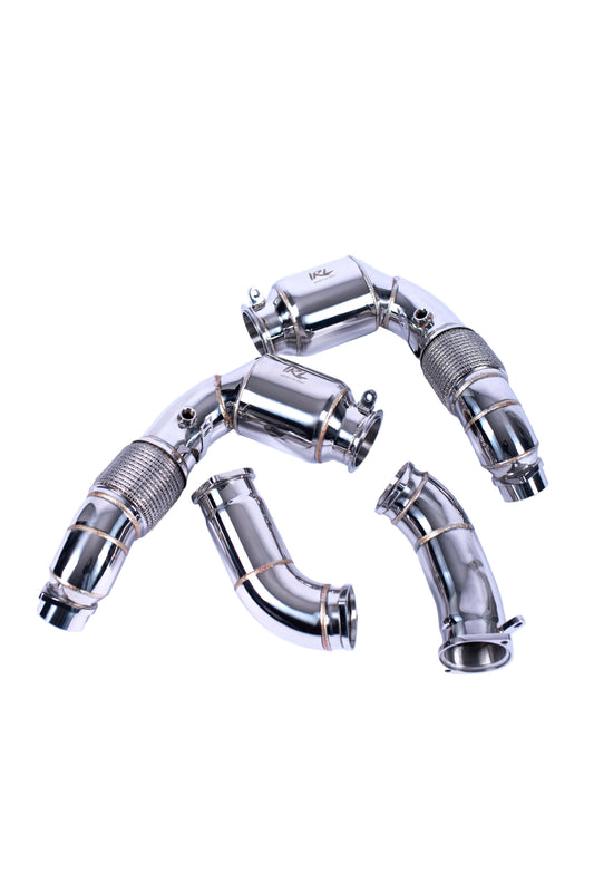 IRL G90 G99 M5 400 CEL Downpipes