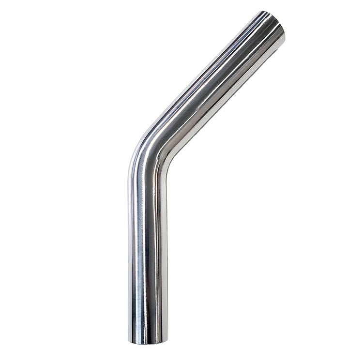 3.000" x 0.047" 45° Mandrel Bend CP2 Titanium - (4.500" CLR / 6.000" Legs)