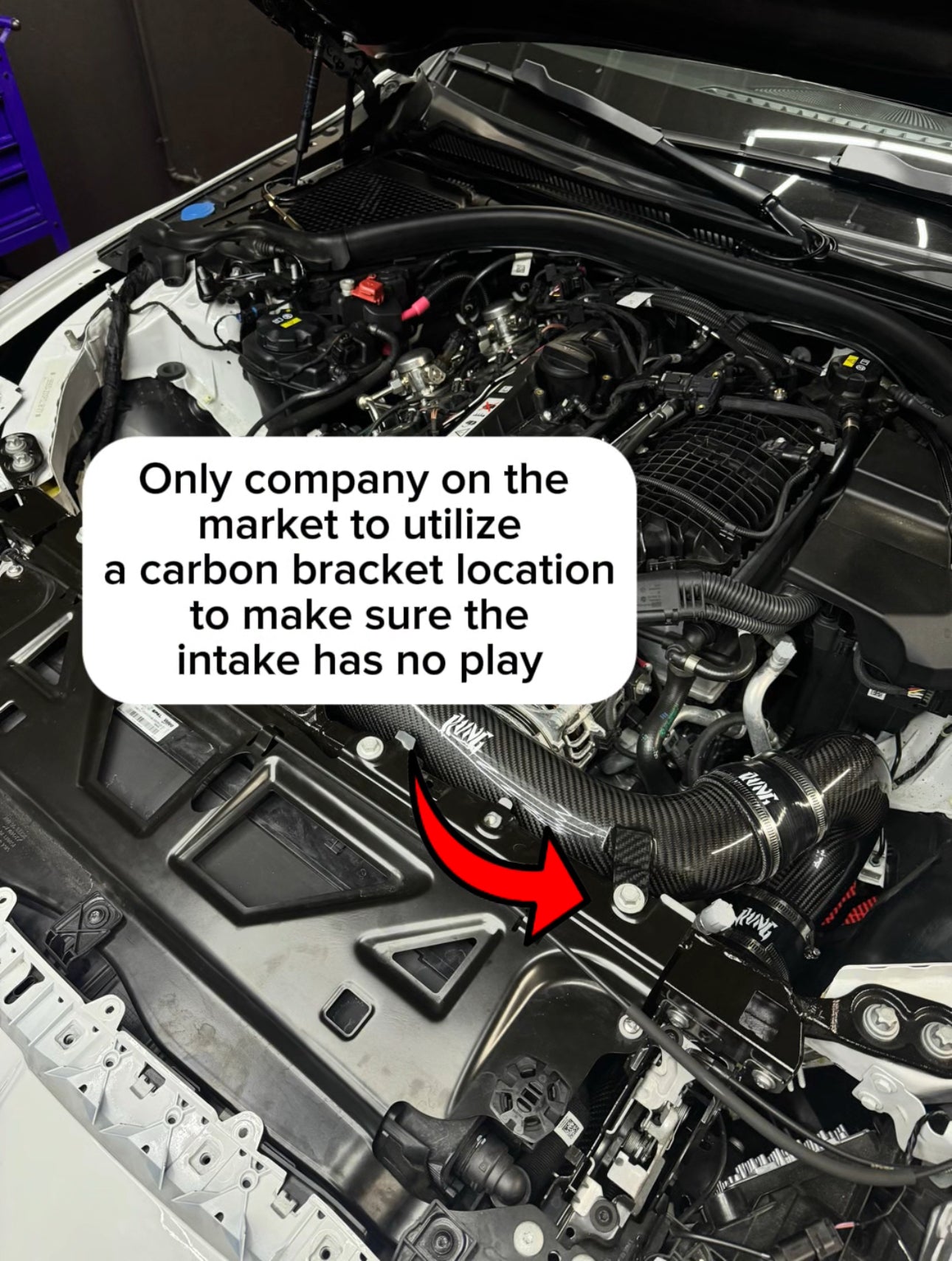 Rvng (G80,G82,G87) S58 Full Carbon Front Mount Intake Kit