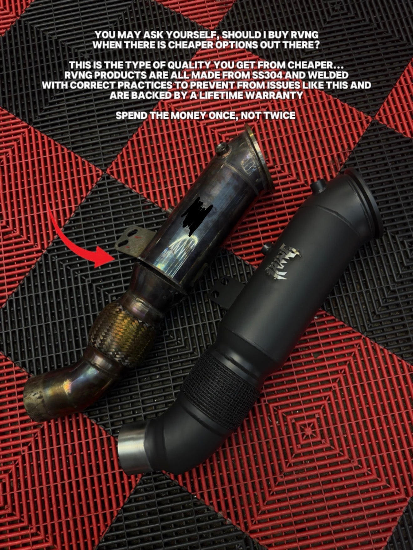 Rvng 5" XL Flow Series B58 Downpipe for 1/2/3/4/5/7 Supra series rwd & xdrive – ALL GENERATIONS