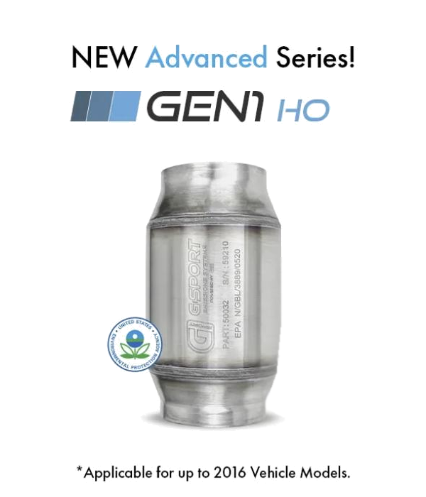 G-Sport Gen1 HO EPA Compliant Catalytic Converter - 3.000" Inlet/Outlet (50032)
