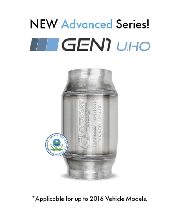 G-Sport Gen1 UHO EPA Compliant Catalytic Converter - 3.000" Inlet/Outlet (85032)