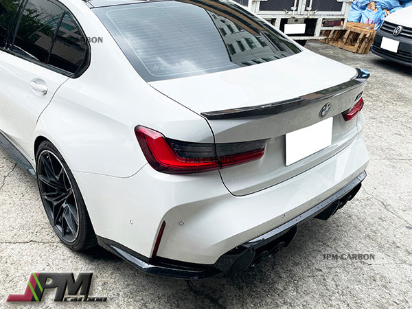 [JPMCarbon] M4 Style Carbon Fiber Trunk Spoiler Fits For 2019-2025 BMW G20 G28 3-Series Sedan & G80 M3 Only