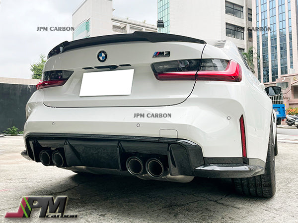 [JPMCarbon] M4 Style Carbon Fiber Trunk Spoiler Fits For 2019-2025 BMW G20 G28 3-Series Sedan & G80 M3 Only