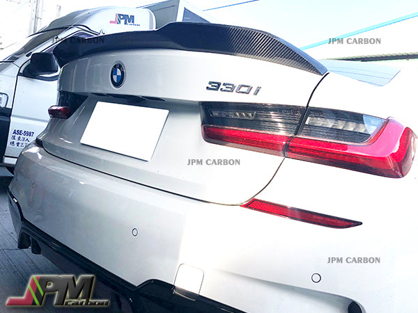 [JPMCarbon] PR Style Carbon Fiber Trunk Spoiler Fits For 2019-2025 BMW G20 G28 3-Series Sedan & G80 M3 Only
