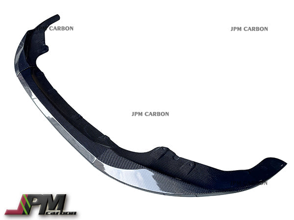 [JPMCarbon] M Performance Style Carbon Fiber Front Bumper Add-on Lip (3pcs) Fits For 2020-2025 BMW G22 G23 4-Series with M-sport Package Only