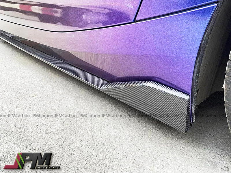 [JPMCarbon] AG Style Carbon Fiber Side Skirt Lips Fits For 2019-2024 BMW G29 Z4 with M-Sport Package Only