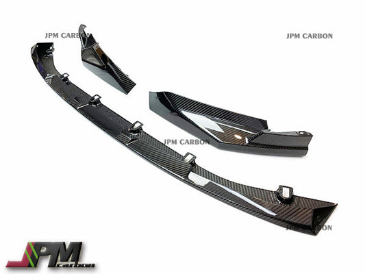 [JPMCarbon] M Performance Style Carbon Fiber Front Bumper Add-on Lip Fits For 2020-2025 BMW G80 M3 / G82 M4 Only