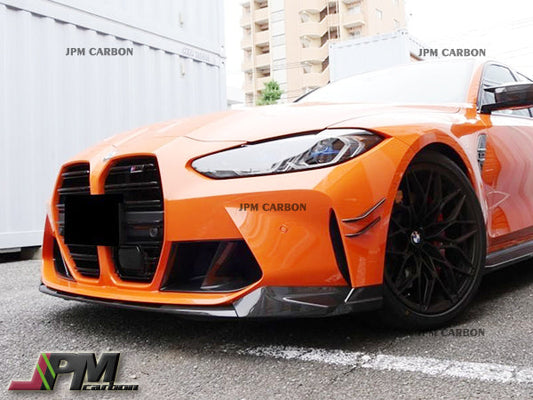 [JPMCarbon] M Performance Style Carbon Fiber Front Bumper Add-on Lip Fits For 2020-2025 BMW G80 M3 / G82 M4 Only