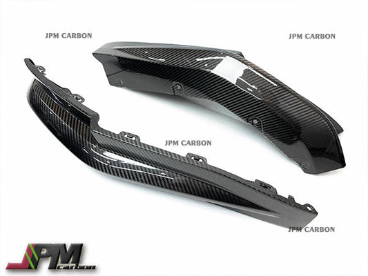 [JPMCarbon] OEM Style Dry Carbon Rear Splitter lips Fits For 2020-2025 BMW G80 M3 Only