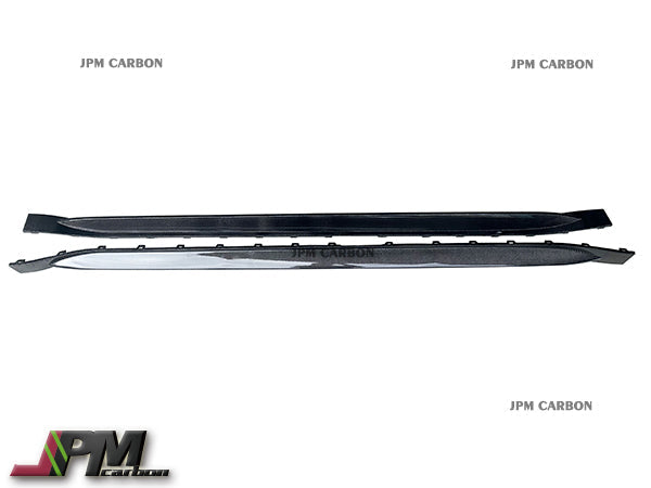 [JPMCarbon] OEM Style Carbon Fiber Replacement Side Skirts Fits For 2020-2025 BMW G80 M3 Only