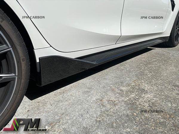 [JPMCarbon] MP Style Dry Carbon Replacement Side Skirts Fits For 2020-2025 BMW G80 M3 Only