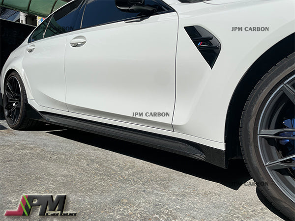 [JPMCarbon] MP Style Dry Carbon Replacement Side Skirts Fits For 2020-2025 BMW G80 M3 Only