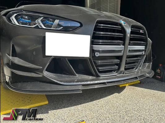 [JPMCarbon] 3D Style Carbon Fiber Front Bumper Add-on Lip Fits For 2020-2025 BMW G80 M3 / G82 M4 Only