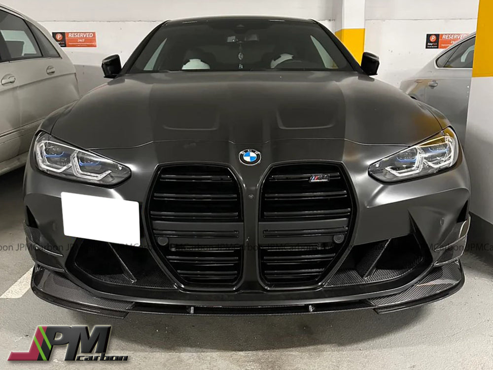 [JPMCarbon] 3D Style Carbon Fiber Front Bumper Add-on Lip Fits For 2020-2025 BMW G80 M3 / G82 M4 Only