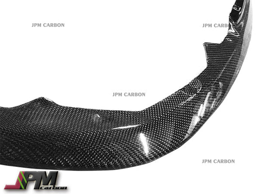 [JPMCarbon] STI Style Carbon Fiber Front Bumper Add-on Lip Fits For 2006-2007 Subaru WRX STI GDF Only