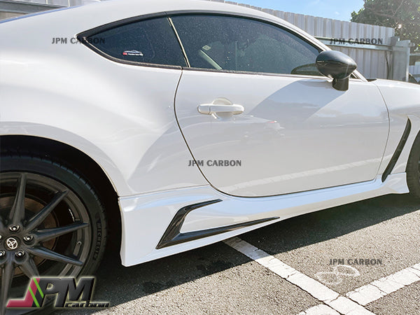 [JPMCarbon] TRD Style Carbon Fiber Side Skirt Add-on Lips Fits For 2022-2025 Toyota GR86 Only