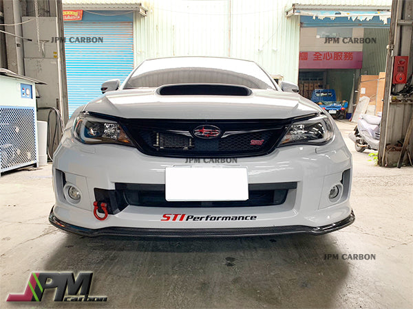 [JPMCarbon] CS2 Style Carbon Fiber Front Bumper Add-on Lip Fits For 2011-2014 Subaru WRX STI GVF