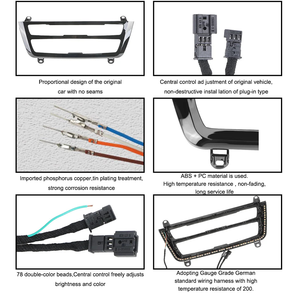 Island Racewerks - LED Ambient Light Dashboard Replacement || F30 F31 F32 F33 F35 F36 F80 F82 F83