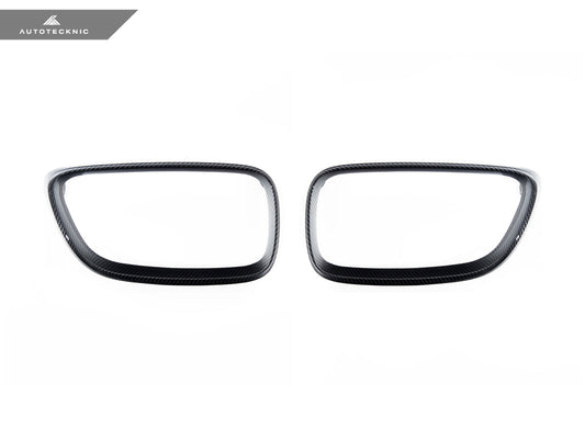 AutoTecknic Replacement Dry Carbon Grille Surround Set - BMW F87 M2