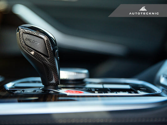 AutoTecknic Carbon Fiber Gear Selector Side Trims - G01 X3 LCI | G02 X4 LCI