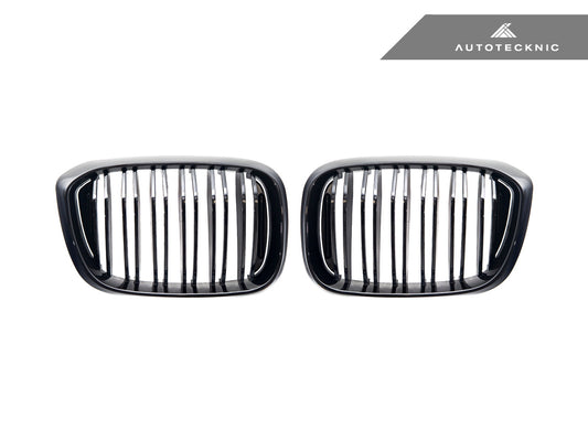 AutoTecknic Dual-Slats Gloss Black Front Grille Set - G01 X3 | G02 X4 Pre-LCI