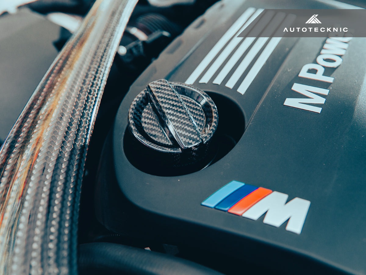 AutoTecknic Dry Carbon Competition Oil Cap Cover - F10 5-Series