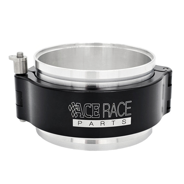 HD Clamp Assembly for 5.000" OD Tubing - Black Clamp, Aluminum/Stainless Flanges