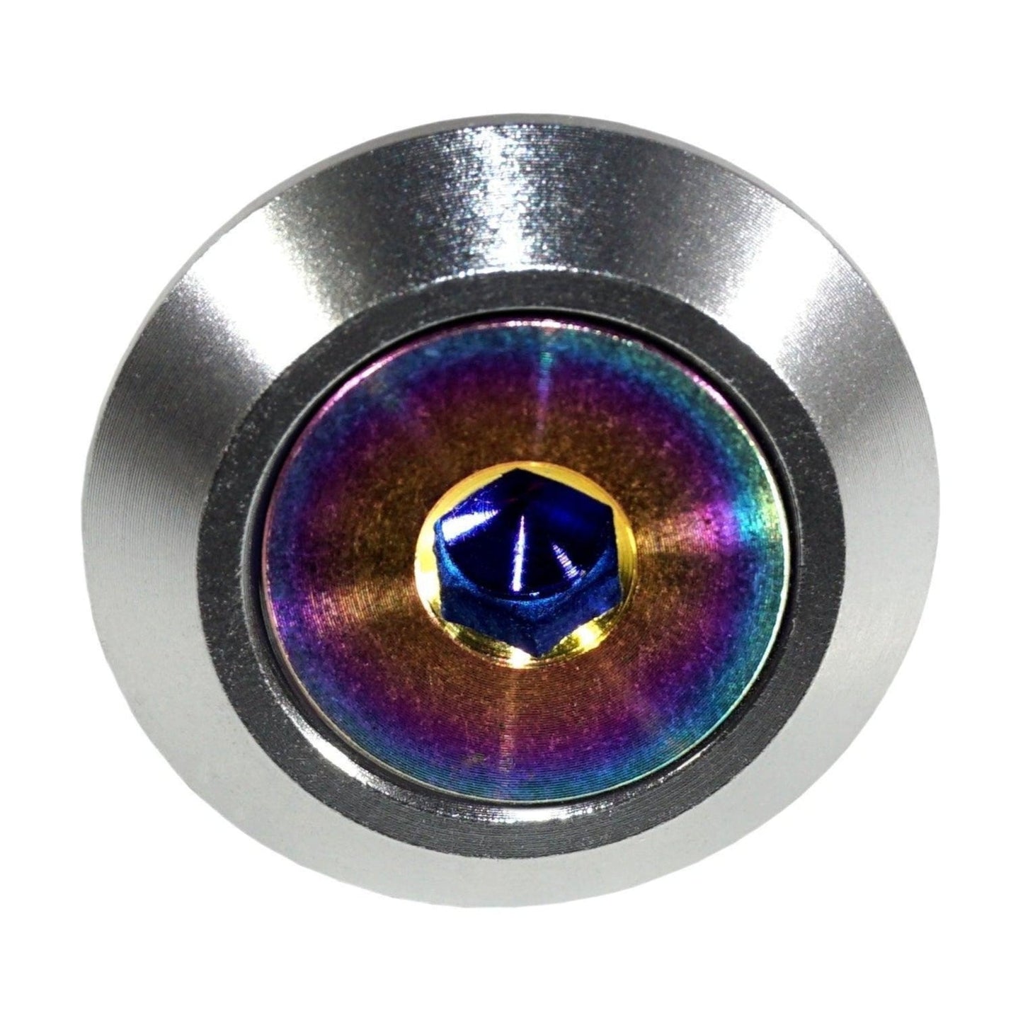 ZSPEC Low-Profile Body Kit Fastener, M5x20mm w/ WELL NUT, Titanium & Billet, Sold per Each