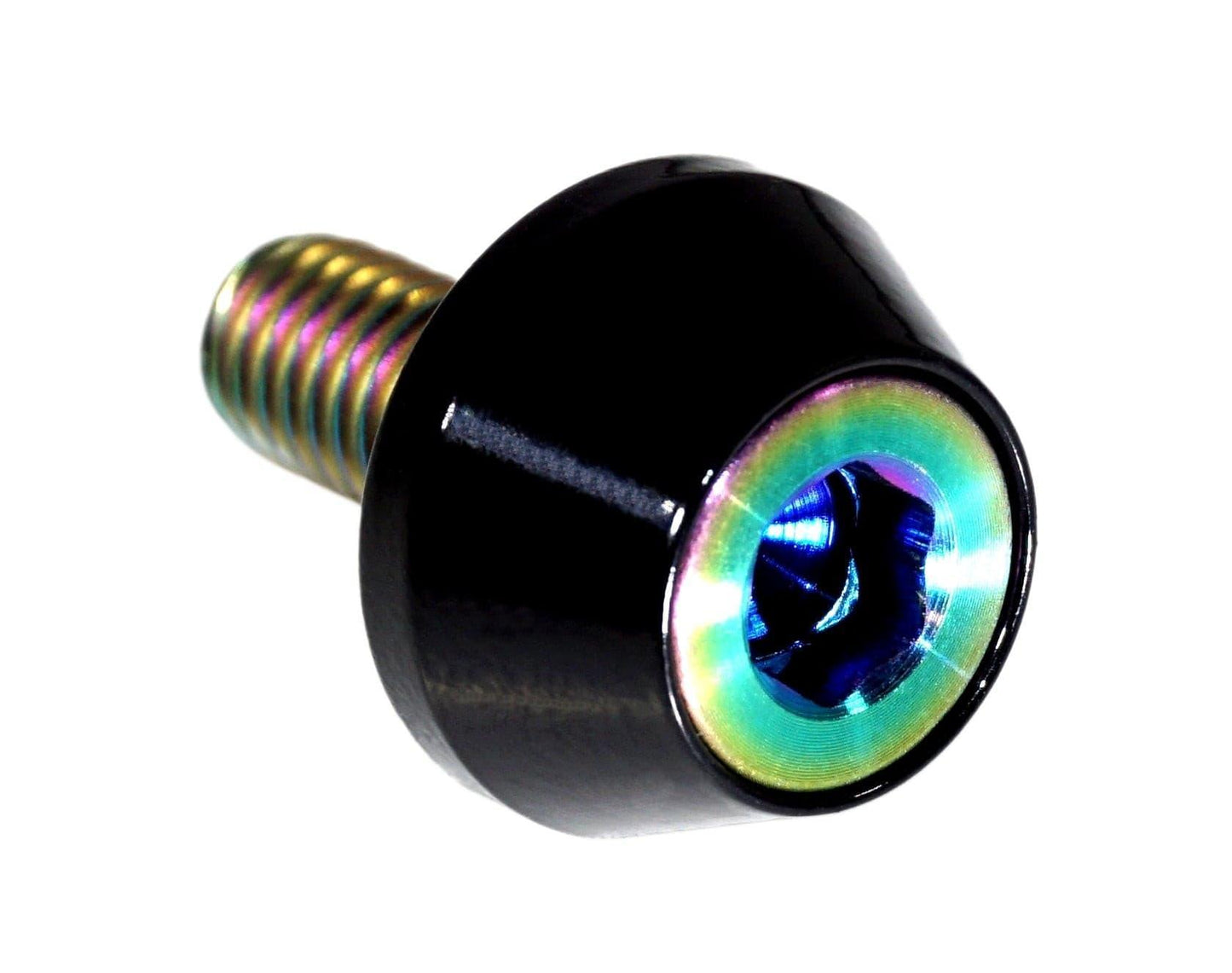 ZSPEC License Plate Bolts, SHSC M6x20 w/Washers, Grade-5 Titanium, 8-Pack