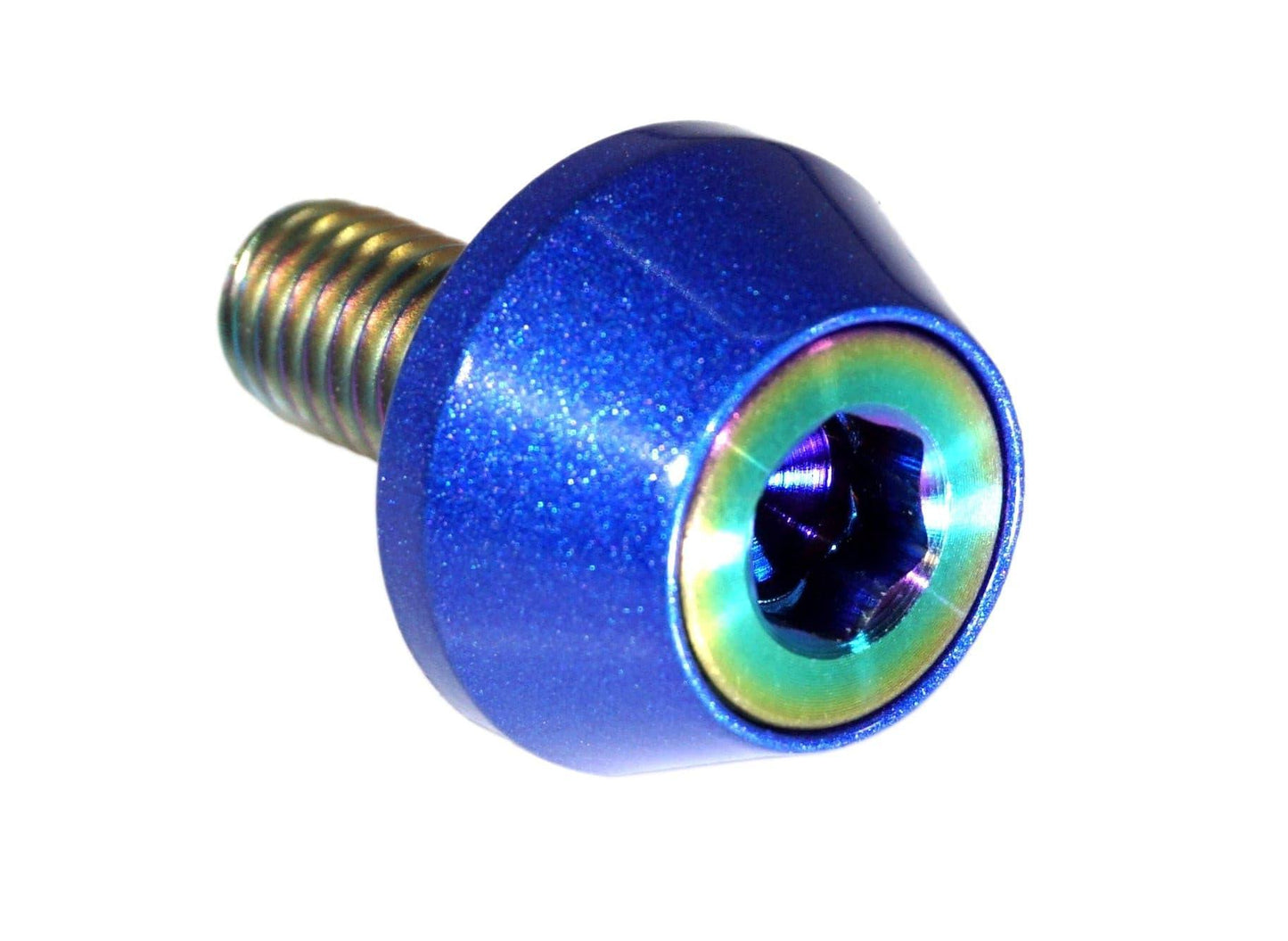 ZSPEC License Plate Bolts, SHSC M6x20 w/Washers, Grade-5 Titanium, 8-Pack