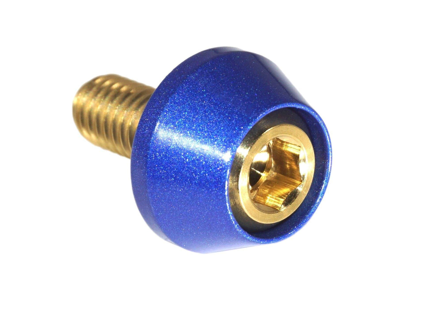 ZSPEC License Plate Bolts, SHSC M6x20 w/Washers, Grade-5 Titanium, 8-Pack