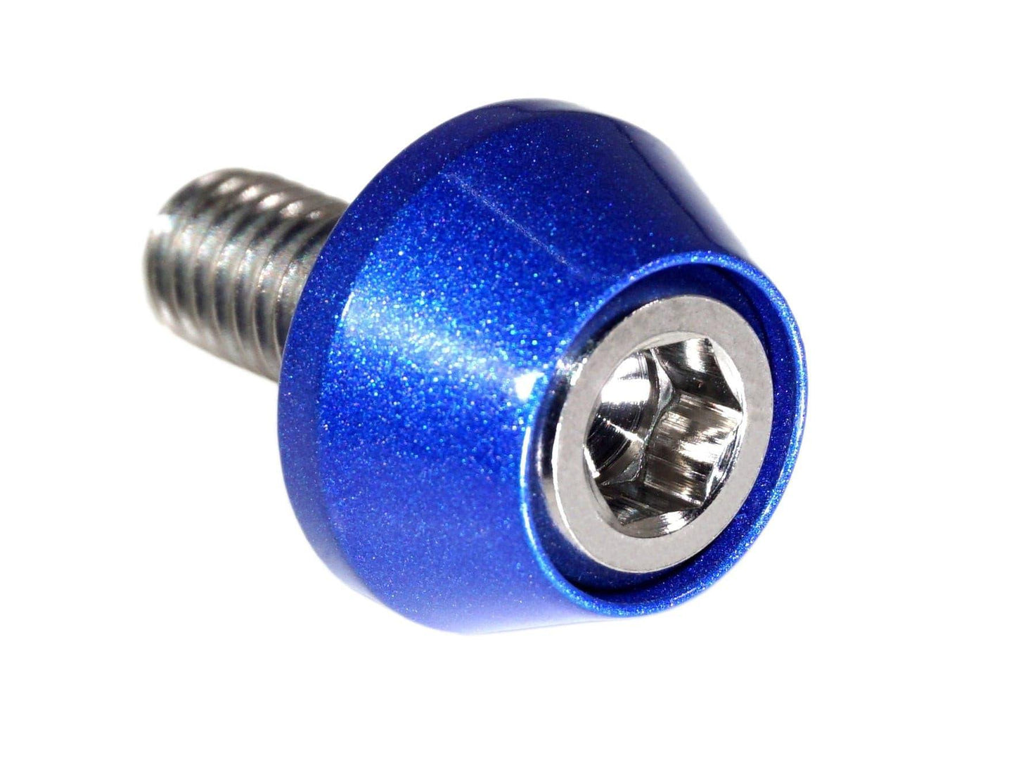 ZSPEC License Plate Bolts, SHSC M6x20 w/Washers, Grade-5 Titanium, 8-Pack