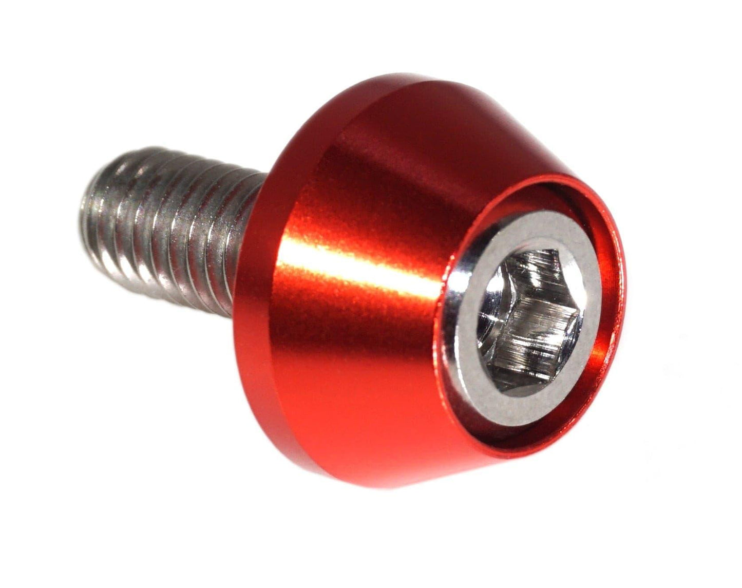 ZSPEC License Plate Bolts, SHSC M6x20 w/Washers, Grade-5 Titanium, 8-Pack