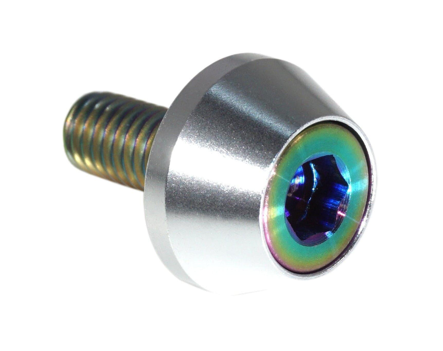 ZSPEC License Plate Bolts, SHSC M6x20 w/Washers, Grade-5 Titanium, 8-Pack