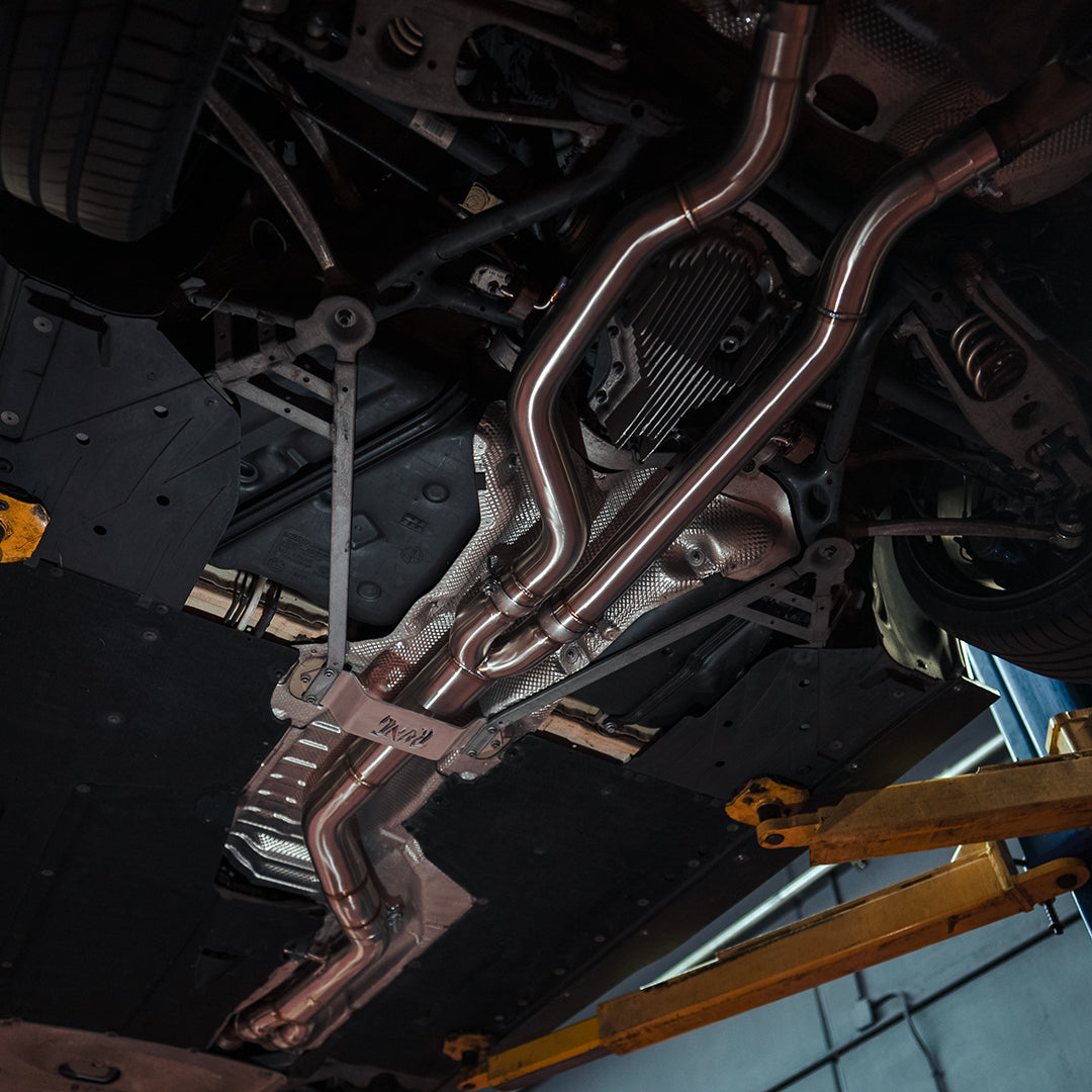 Rvng (F80/F82) 4” S55 Single Mid Pipe