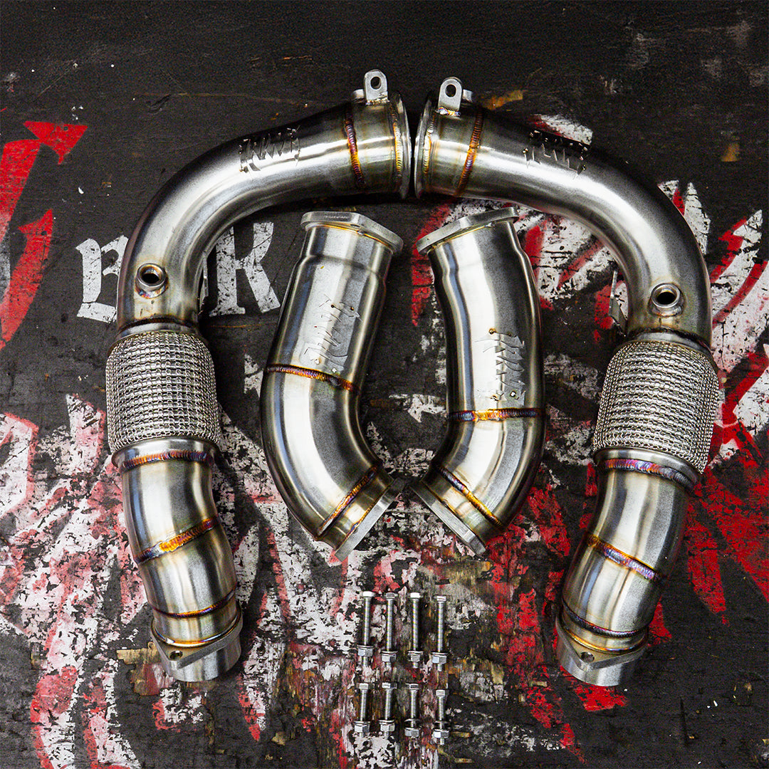 Rvng XL Flow Series 3.5” G9X/S68 M5 Catless downpipes