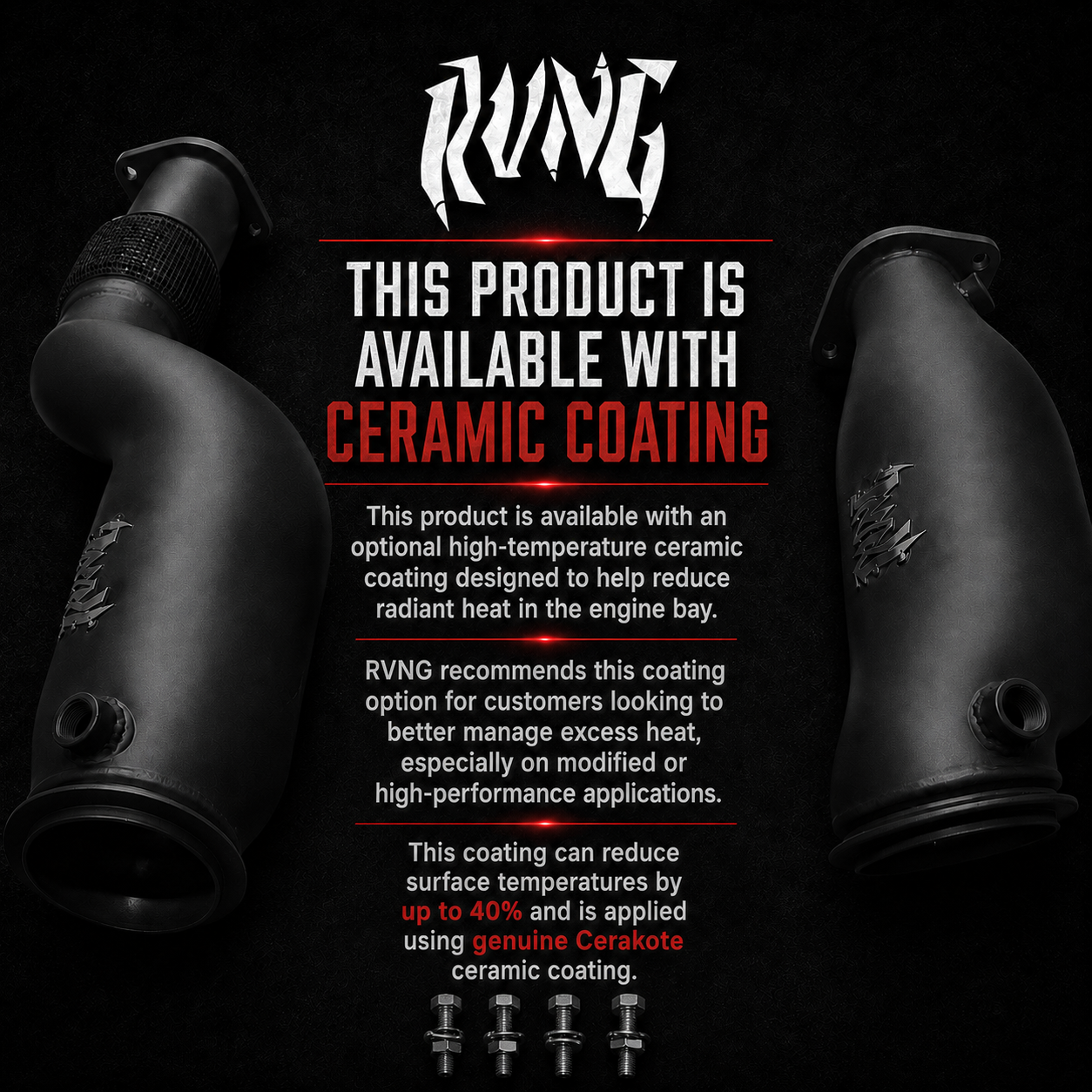 Rvng (G80,G82, G87) G8X/S58 HydroFlow 5” Race Downpipes