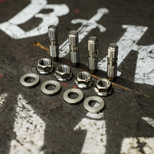 Rvng Titanium Turbo To Manifold Stud,washer, and bolt Kit