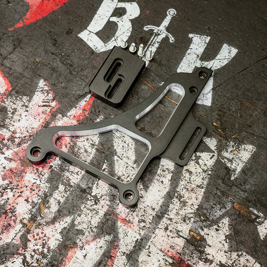 Rvng S58 Single Turbo Expansion Tank and Catch-can Relocation Bracket